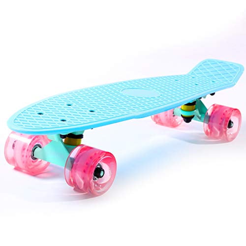Playshion 28 Inch Mini Cruiser Skateboard for Kids Boys Girls Teens Adults Beginners Playshion 28 Inch Mini Cruiser Skateboard for Kids Boys Girls Teens Adults Beginners